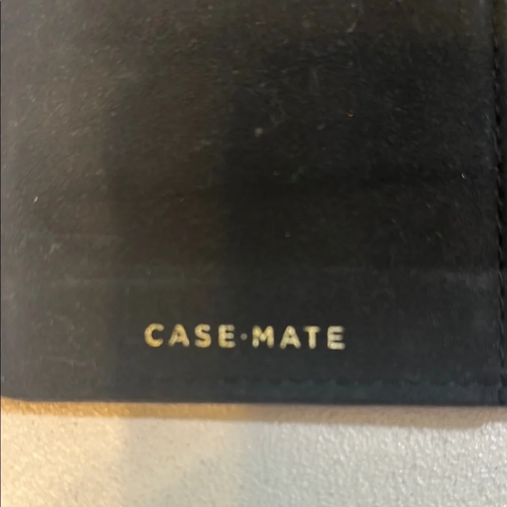 Rebecca Minkoff Black Leather Charger Wristlet